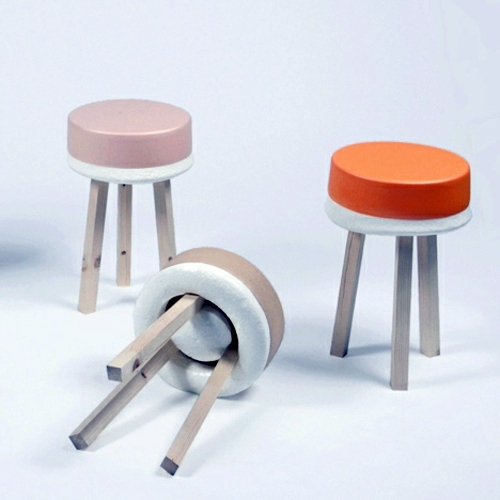 Designer furniture collection - geometry and color in harmonious connection