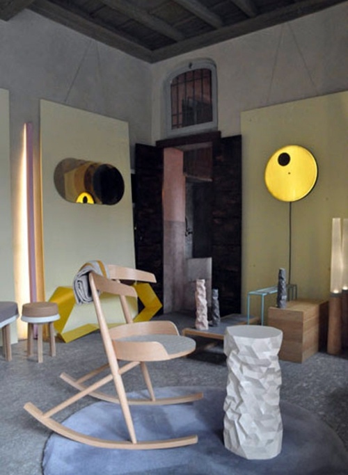 Designer furniture collection - geometry and color in harmonious connection