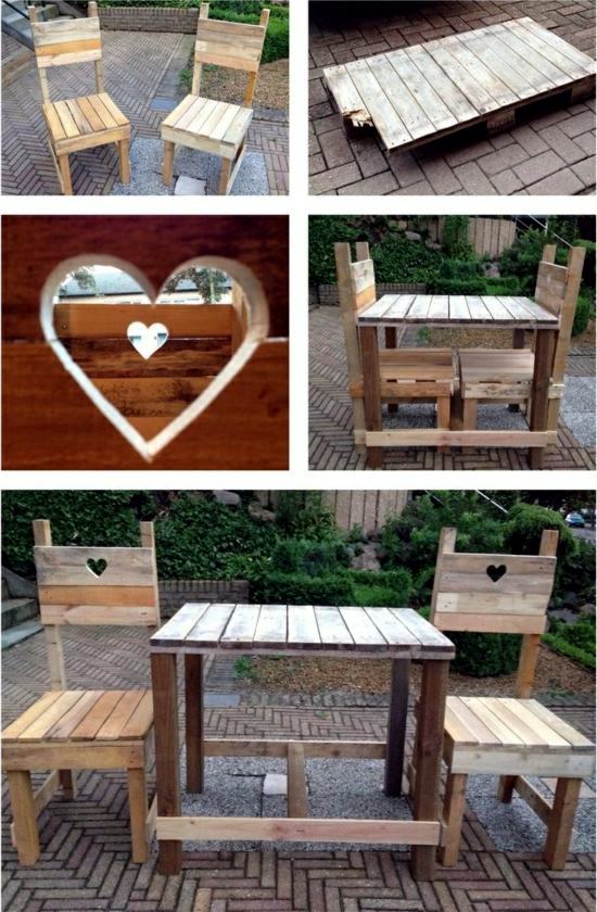 Garden furniture from pallets - trendy tinker Outdoor Furniture
