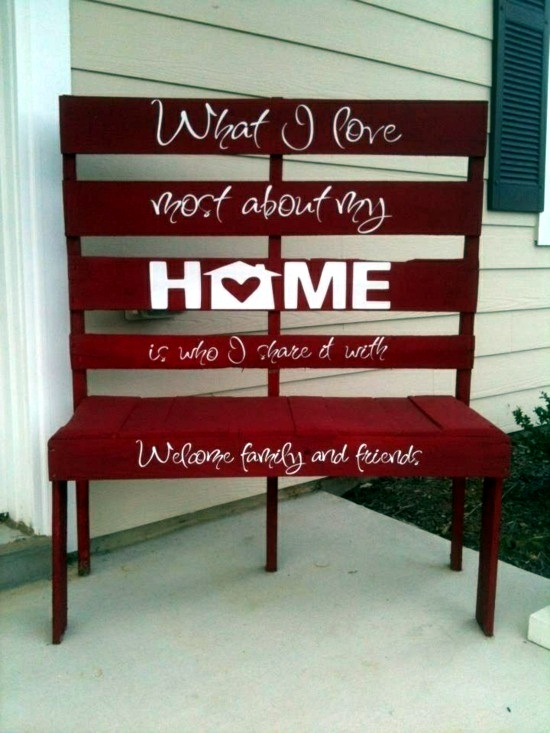 Garden furniture from pallets - trendy tinker Outdoor Furniture
