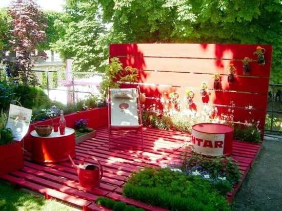 Garden furniture from pallets - trendy tinker Outdoor Furniture