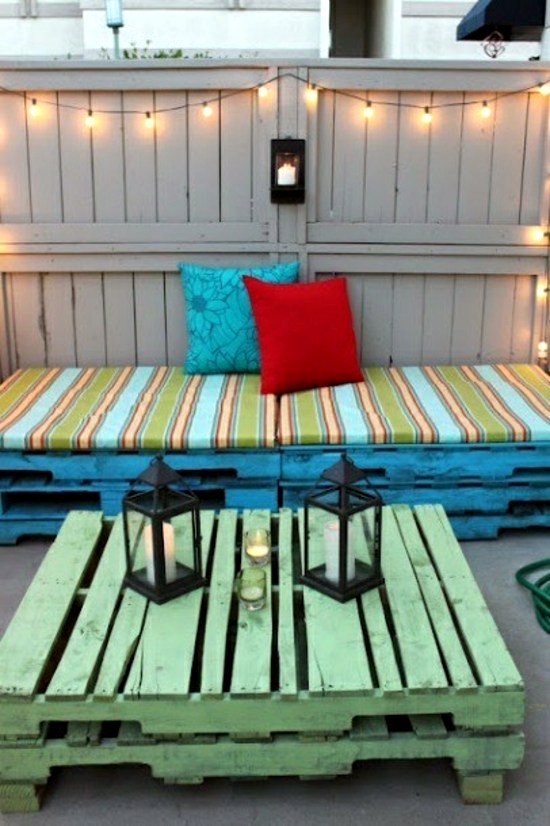 Garden furniture from pallets - trendy tinker Outdoor Furniture