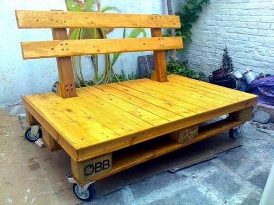 Garden furniture from pallets - trendy tinker Outdoor Furniture