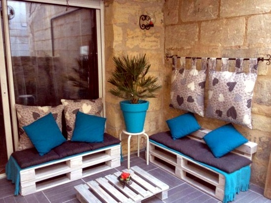 Garden furniture from pallets - trendy tinker Outdoor Furniture