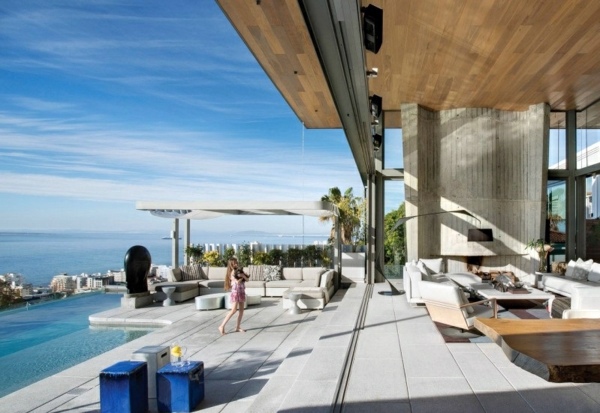 Opulent modern residence in Cape Town with spectacular ocean views