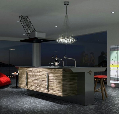 Designed eccentric chic kitchen furniture collection from Toyo
