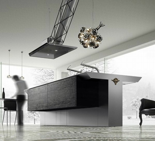 Designed eccentric chic kitchen furniture collection from Toyo