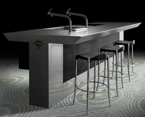 Designed eccentric chic kitchen furniture collection from Toyo
