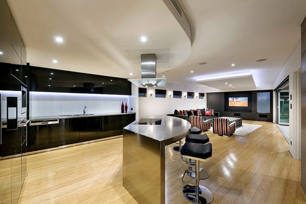 Modern architect-designed house in the Australian city of Perth