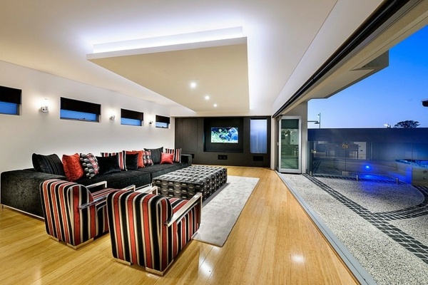 Modern architect-designed house in the Australian city of Perth