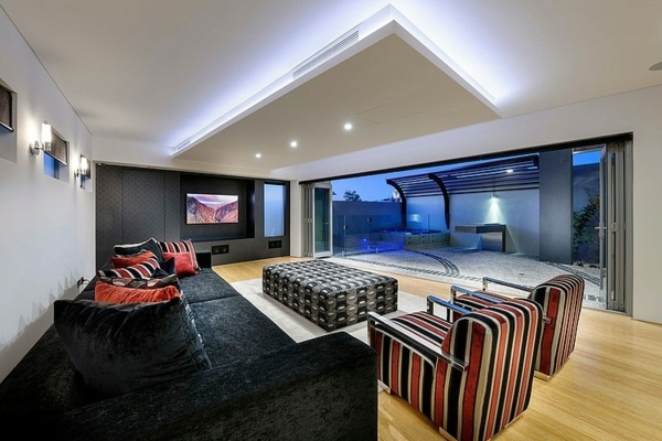 Modern architect-designed house in the Australian city of Perth