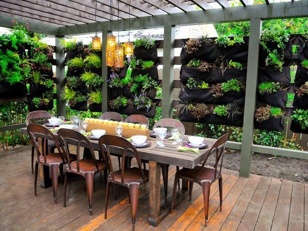 Attractive Ideas for a cozy and beautiful dining area in the garden