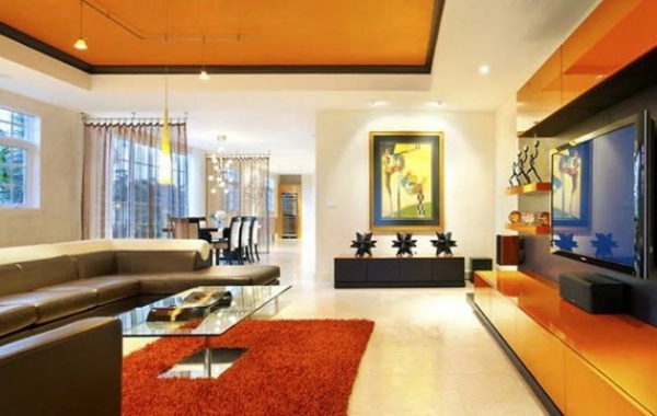 Color ideas for living room - lively atmosphere in every home