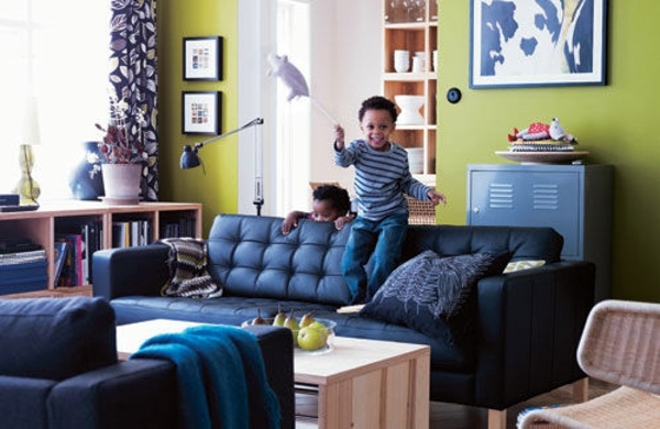 Color ideas for living room - lively atmosphere in every home