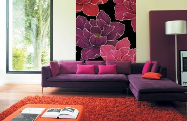Color ideas for living room - lively atmosphere in every home