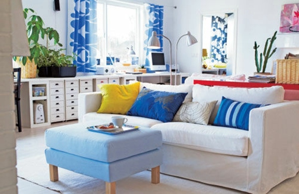 Color ideas for living room - lively atmosphere in every home