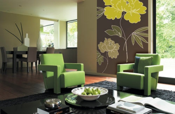 Color ideas for living room - lively atmosphere in every home