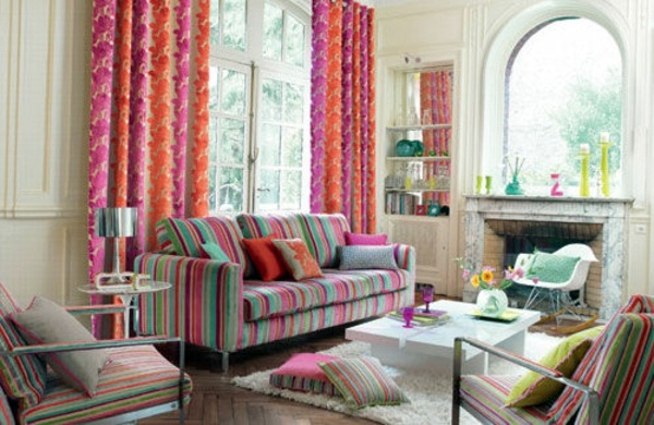 Color ideas for living room - lively atmosphere in every home