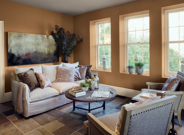 Color ideas for living room - lively atmosphere in every home