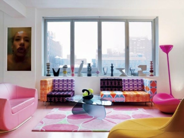 Color ideas for living room - lively atmosphere in every home