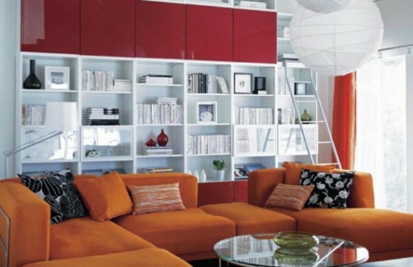 Color ideas for living room - lively atmosphere in every home