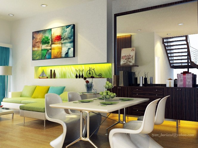 Cool and exciting dining room designs in white