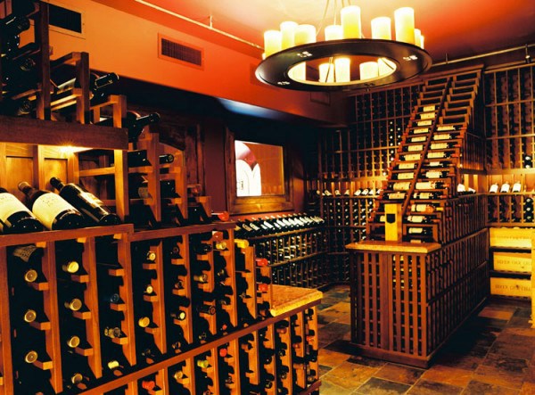 Artful wine cellar with a peak design by Patrick Wallen