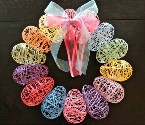 Ostern - Easter wreath and garland tinker - 10 simple decoration ideas