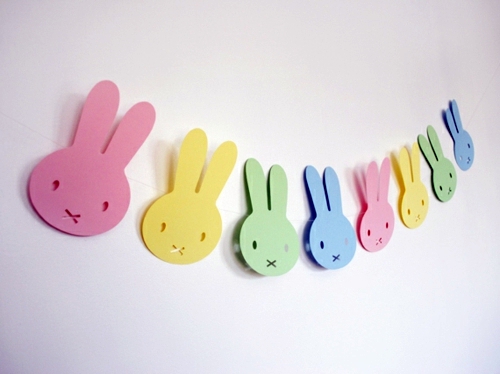 Easter wreath and garland tinker - 10 simple decoration ideas