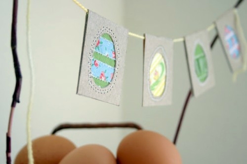 Easter wreath and garland tinker - 10 simple decoration ideas