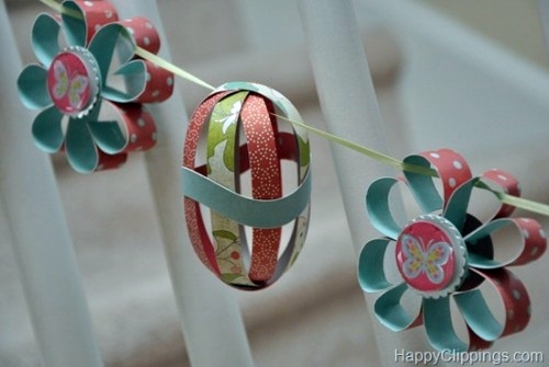 Easter wreath and garland tinker - 10 simple decoration ideas