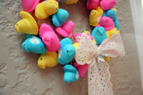 Easter wreath and garland tinker - 10 simple decoration ideas