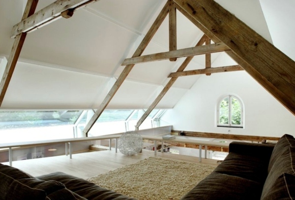 Old barn transformed into an attractive residence