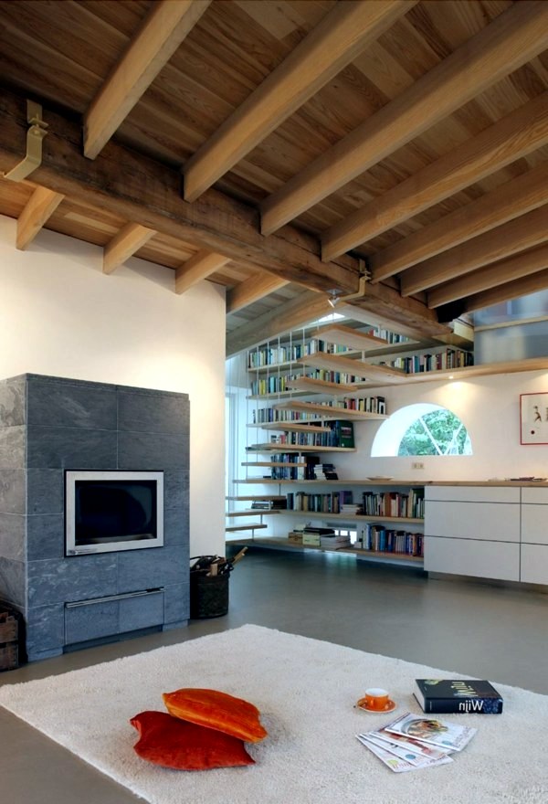 Old barn transformed into an attractive residence
