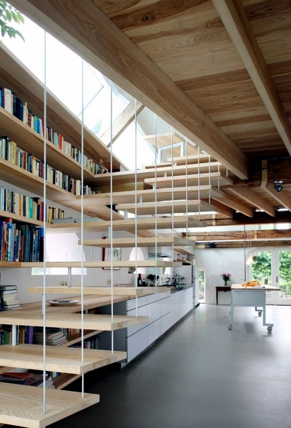 Old barn transformed into an attractive residence