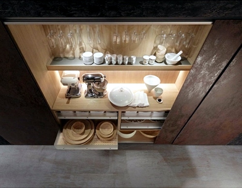 Rough unusual kitchen designs by Rational