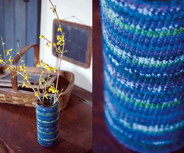 Knitted and crocheted decoration for DIY