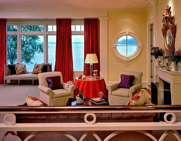 Modern living room design - bright, contrasting colors Modern living room design - bright, contrasting colors