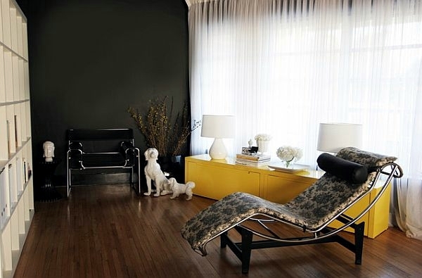 Modern living room design - bright, contrasting colors Modern living room design - bright, contrasting colors