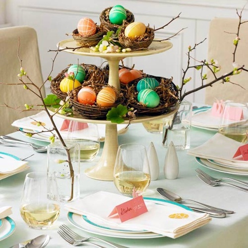 Sophisticated decorative accent to tinker Easter itself