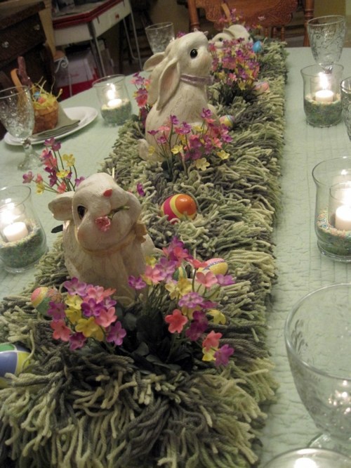 Sophisticated decorative accent to tinker Easter itself