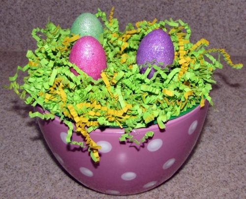 Sophisticated decorative accent to tinker Easter itself