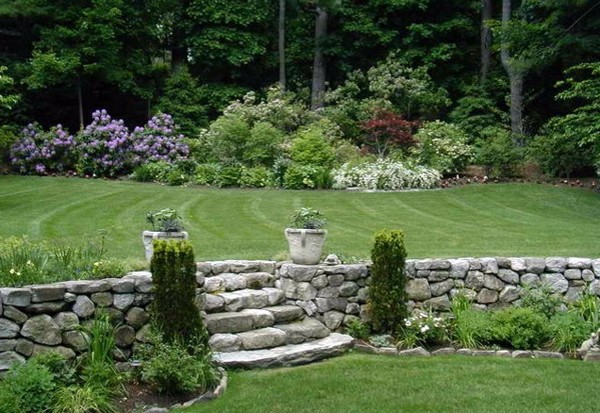 Garden Staircase build itself - easy access and beautiful appearance