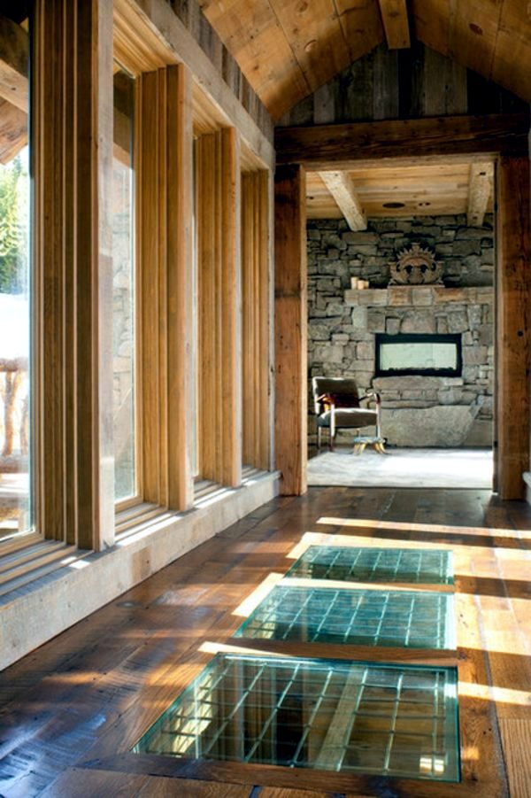 Metal and wood belong together in the interior design