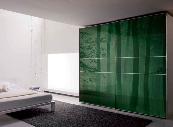 Wardrobe with sliding doors