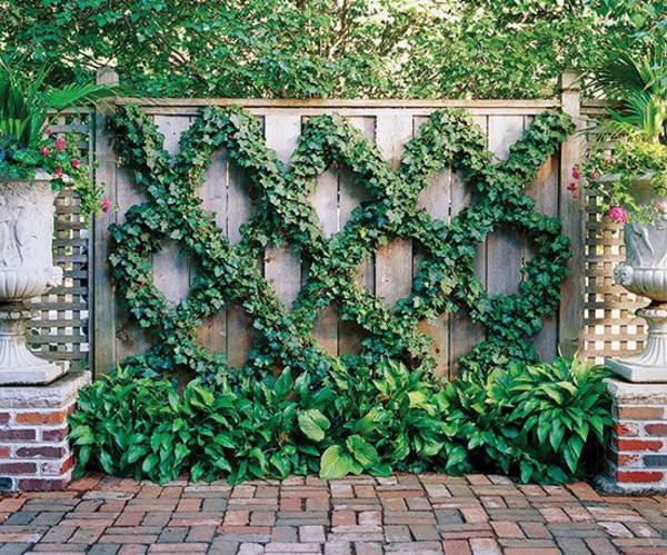 Garden fence design - 20 inspiring examples of self-made garden fences