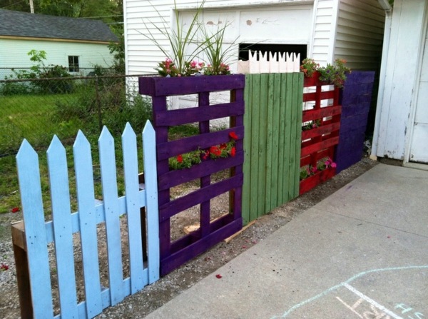 Garden fence design - 20 inspiring examples of self-made garden fences