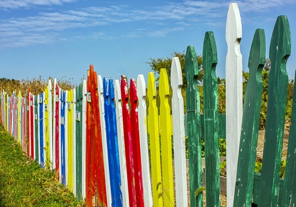 Garden fence design - 20 inspiring examples of self-made garden fences