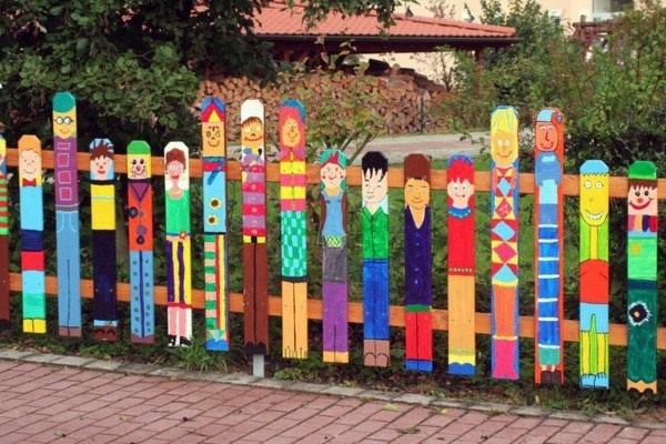 Garden fence design - 20 inspiring examples of self-made garden fences