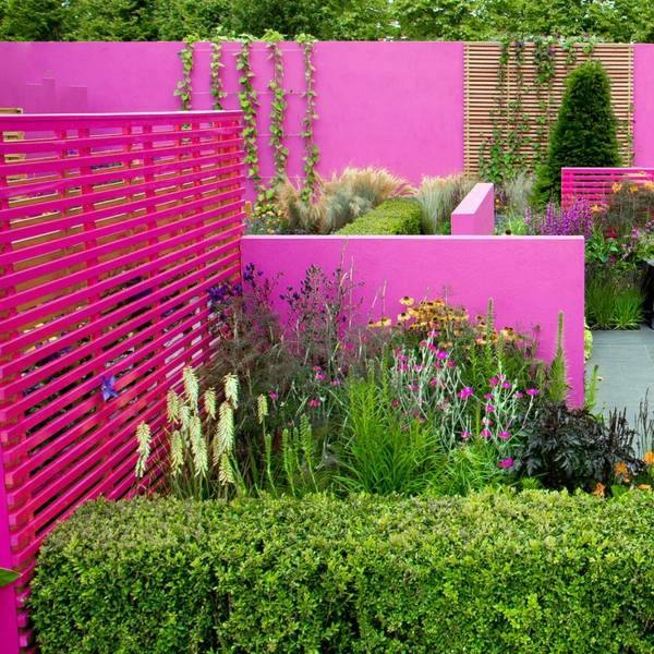 Garden fence design - 20 inspiring examples of self-made garden fences